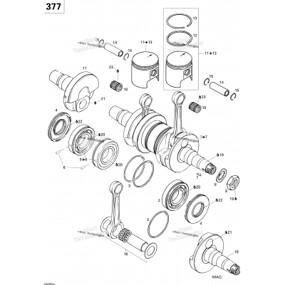 Crankshaft And Pistons 377