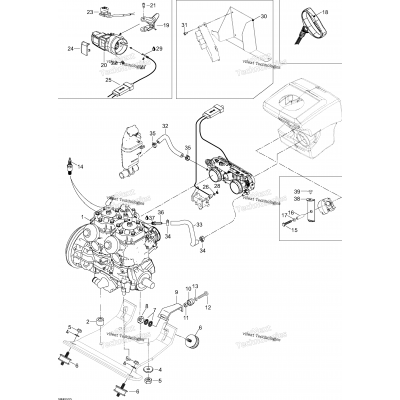 Engine And Engine Support