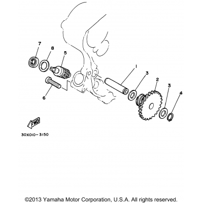 Tachometer Gear