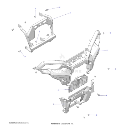 BODY, FRONT BUMPER and MOUNTING - A25SWE57AL (C102539)