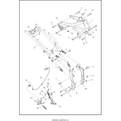 FRAME AND JIFFY STAND