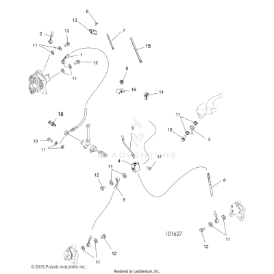 BRAKES, BRAKE LINES - A19SEF57D5 [101627]