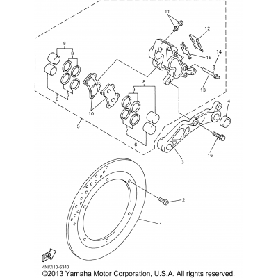 Rear Brake Caliper