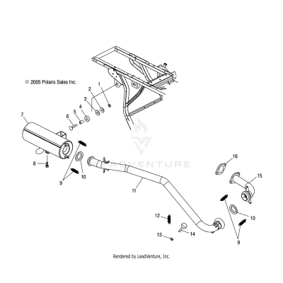 EXHAUST SYSTEM - A06CD32AA/AB/AC (4999201699920169B02)