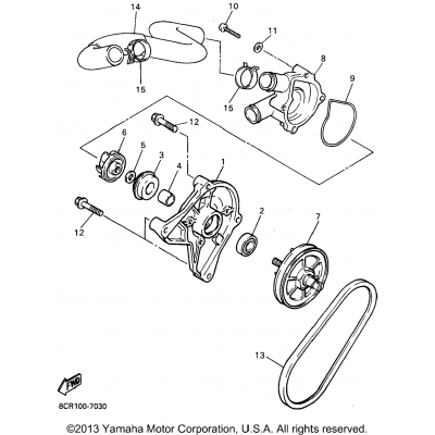 Water Pump For Mm600