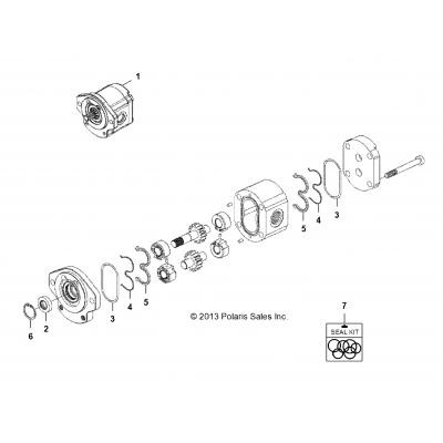 Hydraulics, Gear Pump R141d9jda/2D9jda
