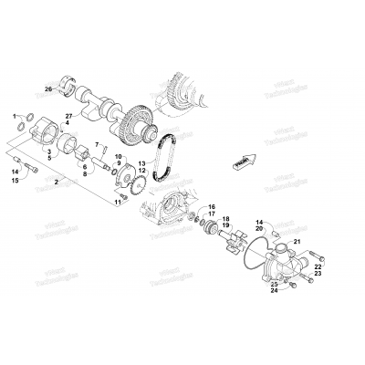 OIL PUMP AND WATER PUMP ASSEMBLIES