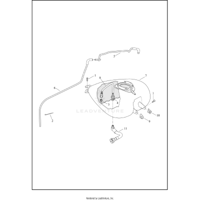 FUEL TANK - FLHT, FLHTK, FLHX, FLHXS, FLTRK, FLTRX AND FLTRXS
