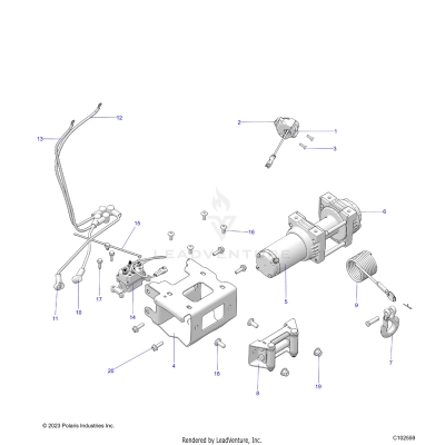CHASSIS, WINCH - A24SXZ85A9/AP/AM (C102559)