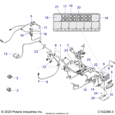 ELECTRICAL, HARNESS - A20SVE95PR (C102268-3)