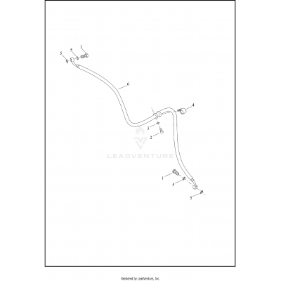 BRAKE LINES, FRONT NON-ABS - XG500, XG750