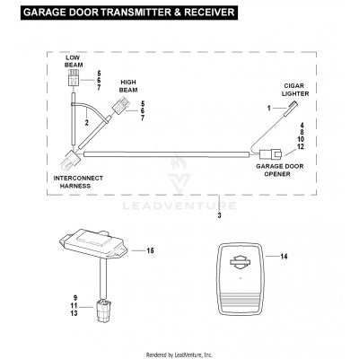 GARAGE DOORTRANSMITTER & RECEIVER