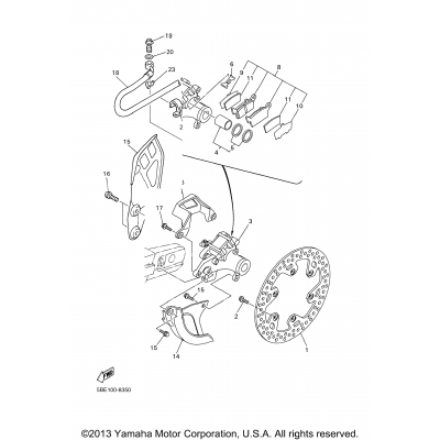 Rear Brake Caliper