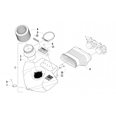 AIR SILENCER ASSEMBLY