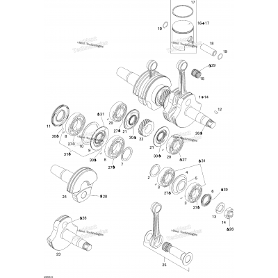 Crankshaft And Pistons