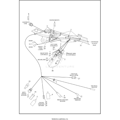 WIRING HARNESS, MAIN, KEYLESS, NON-ABS