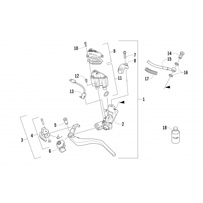 HYDRAULIC BRAKE CONTROL ASSEMBLY