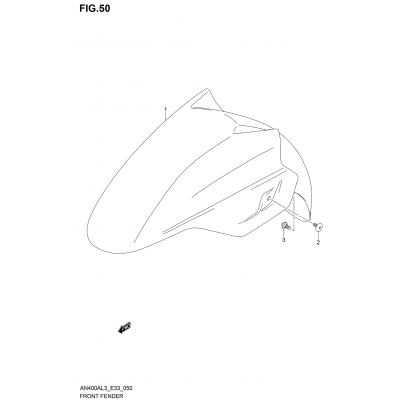 FRONT FENDER (AN400AL3 E33)