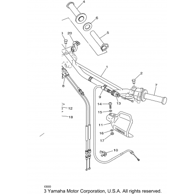 Steering Handle Cable