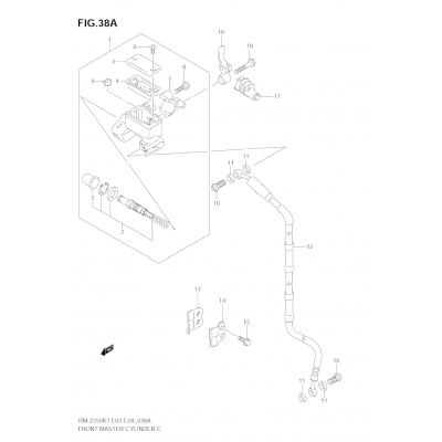 FRONT MASTER CYLINDER (MODEL K8/K9)