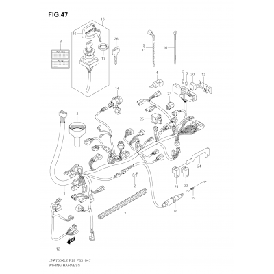 WIRING HARNESS (LT-A750X L2 E28)