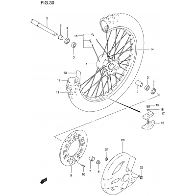 FRONT WHEEL (MODEL T)