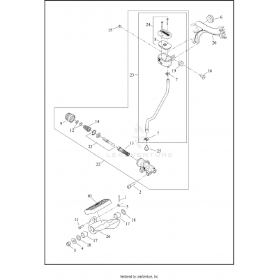 BRAKE CONTROL, REAR