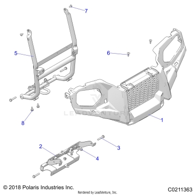 BODY, FRONT BUMPER - A20SEG57A1/A4/A7/A9/B1/B4 [C0211363]