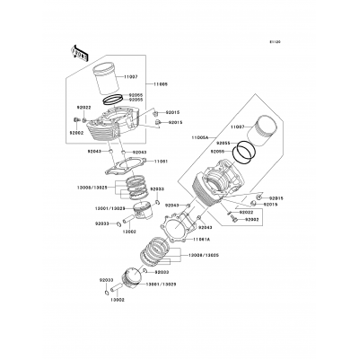 Cylinder/Piston(s)