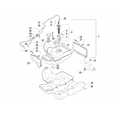 GAS TANK ASSEMBLY