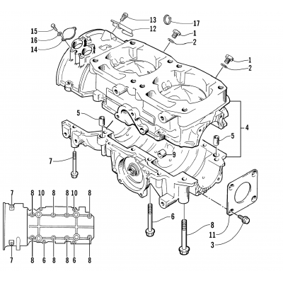 CRANKCASE ASSEMBLY