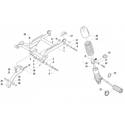 REAR SUSPENSION FRONT ARM ASSEMBLY