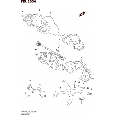 SPEEDOMETER (SFV650L5 E03)