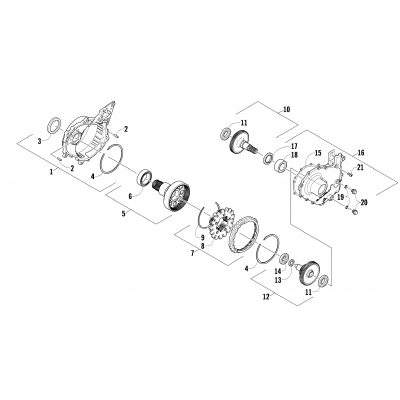 GEARCASE ASSEMBLY