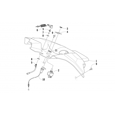 CONSOLE AND SWITCH ASSEMBLY