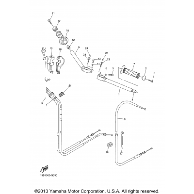 Steering Handle Cable