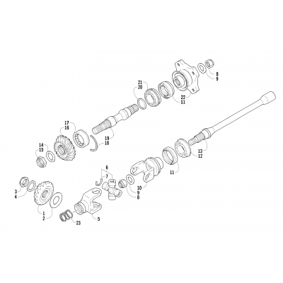 SECONDARY DRIVE ASSEMBLY