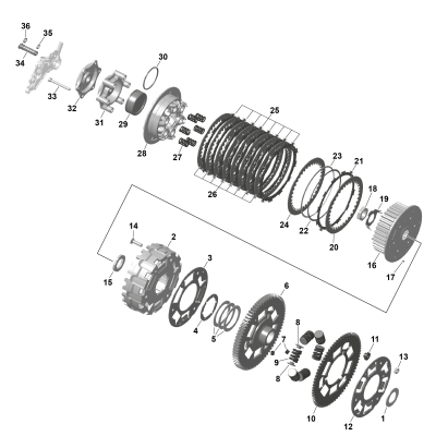 01- ROTAX - Clutch