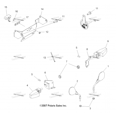 Electrical, Turn Signals, Horn & Mirrors