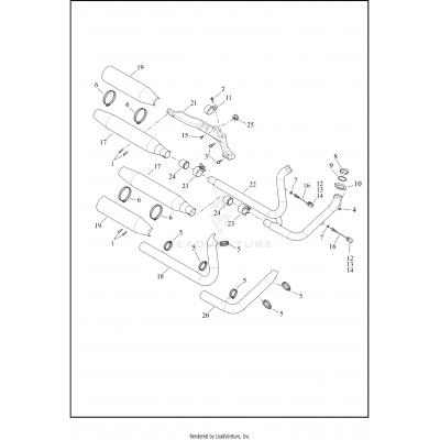 EXHAUST SYSTEM - FLHC, FLHCS