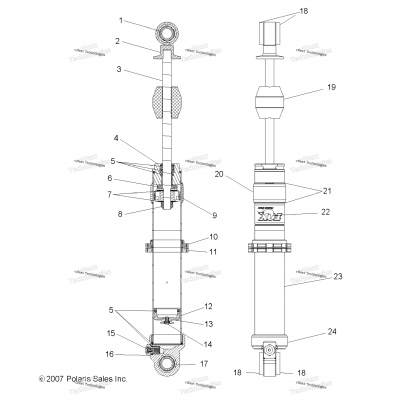Suspension, Front Shock A08gj52aa/Ab