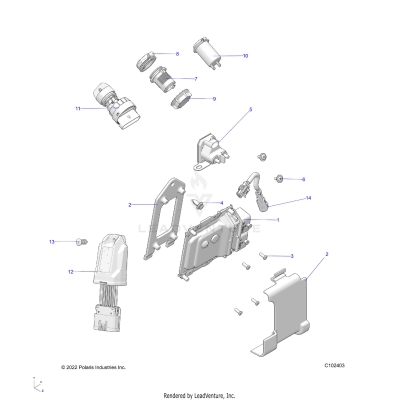 ELECTRICAL, SWITCHES, SENSORS and ECM - A25SJE57CP/EP (C102403)