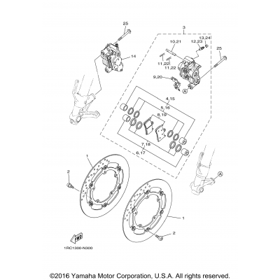 Front Brake Caliper