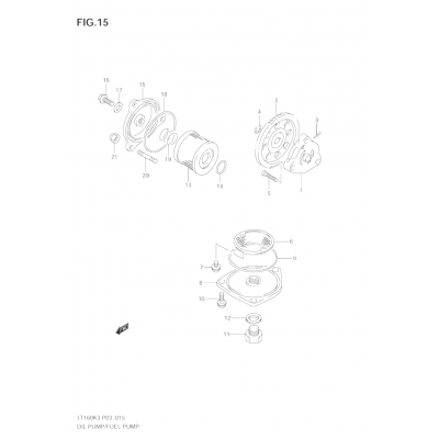 OIL PUMP/FUEL PUMP