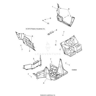 BODY, FLOOR AND ROCKER PANELS - A17DCE87AU (100839)