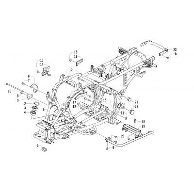 FRAME AND RELATED PARTS