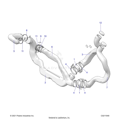BODY, CLUTCH DUCTS - A25SXN85A4 (C0211549)