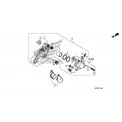 REAR BRAKE CALIPER (1)