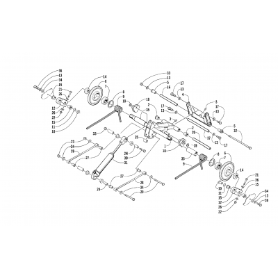 REAR SUSPENSION REAR ARM ASSEMBLY