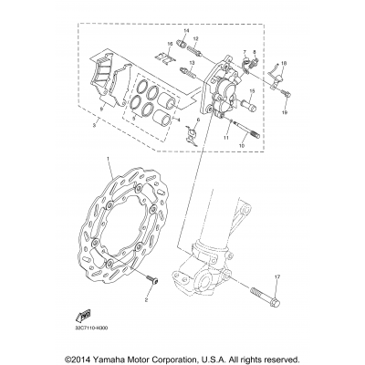 Front Brake Caliper